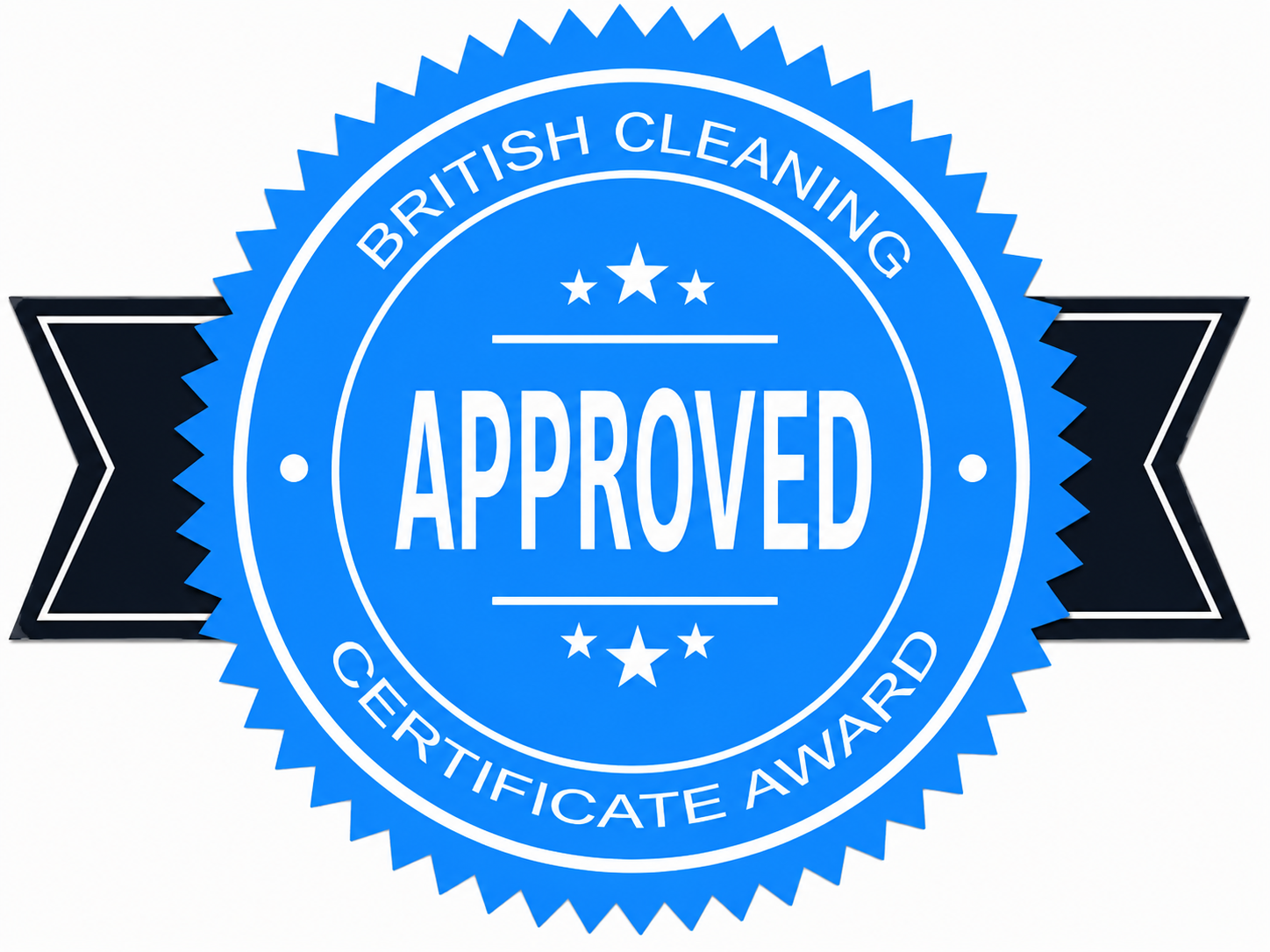 British Cleaning Approved Certificate badge